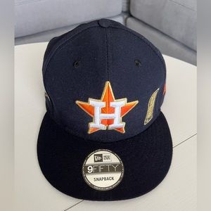 Houston Astros 9FIFTY Adjustable World Series 2017 Navy Blue Hat - Rare - NEW